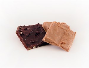 Nougat blaadjes