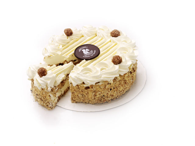 hazelnootschuim taart 8 personen