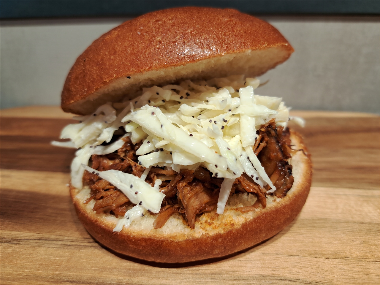 Briochebol pulled pork